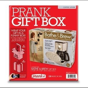 Prank Pack Funny Gag Joke Gift Box Bathe and Brew